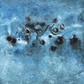  Lalan en trois peintures gestuelles inédites  - En vente