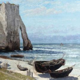 Étretat par-delà les falaises : les paysages de Courbet, Monet, Matisse au MBA de Lyon - Expositions