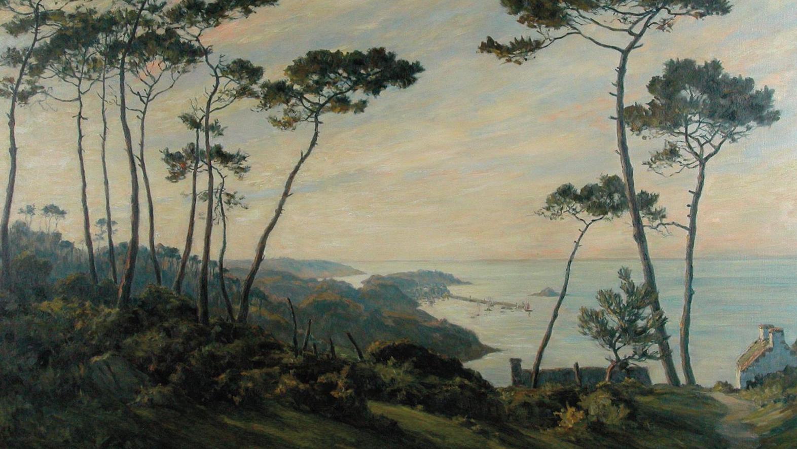 André Dauchez (1870-1948), Douarnenez, vers 1937, huile sur toile 114 x 162 cm, collection... Derniers impressionnistes - Le temps de l’intimité 