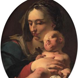 An Early Painting by Giambatista Tiepolo, Madonna and Child - Une oeuvre aux enchères