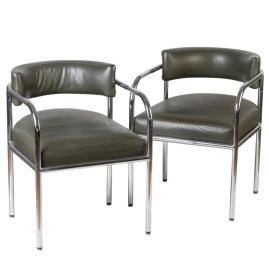 Des fauteuils signés Herbst - En vente
