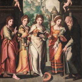 Le maniérisme anversois en grand format : Pieter Aertsen au château de Javon - En vente