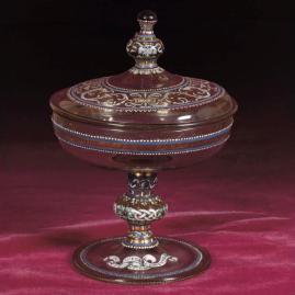 Verrerie parlante de la Renaissance : une rarissime coupe du XVIe siècle - En vente