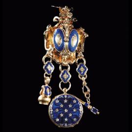 Une montre de gousset en version étoilée - En vente