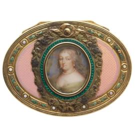 Un boîte de poche du XIXe siècle d'après Jean I Petitot - En vente