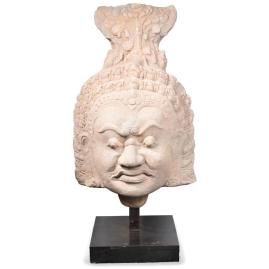 Monumental art khmer en provenance du "petit Angkor" - En vente