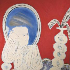 Alekos Fassianos et la mythologie du quotidien : une peinture inédite - En vente
