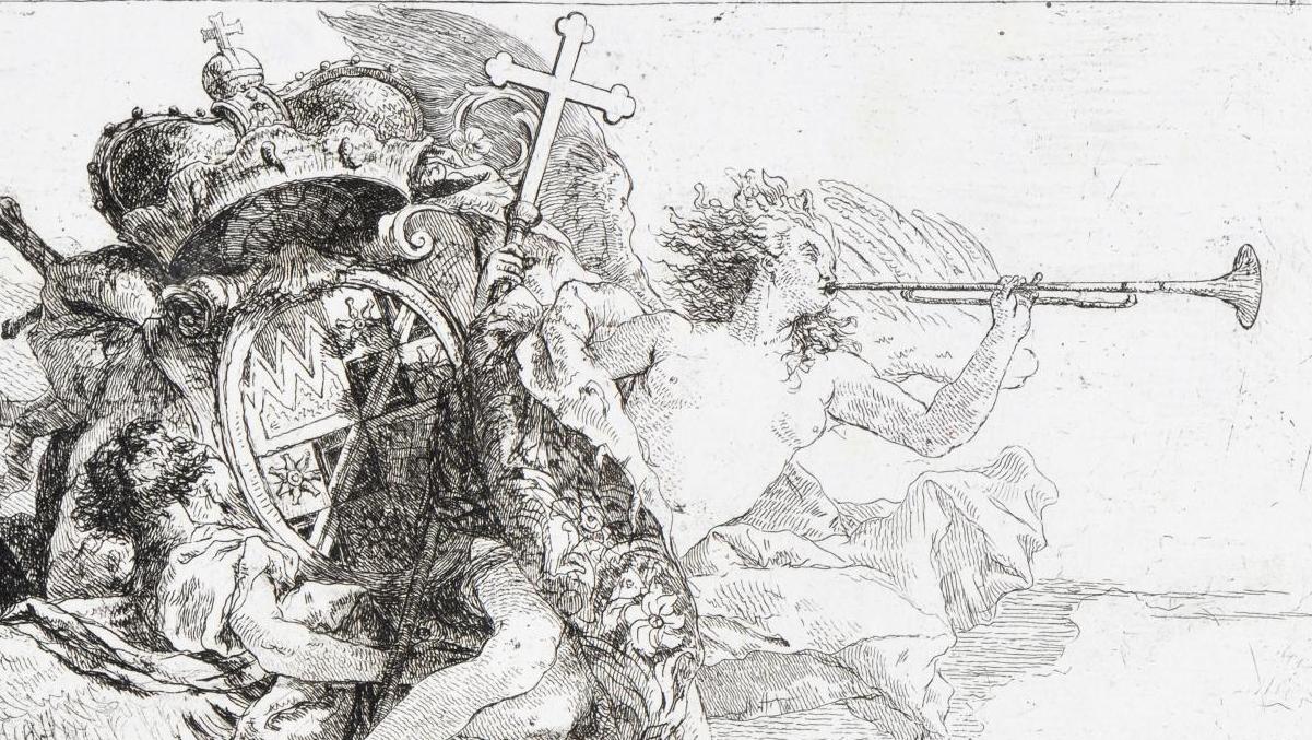 Giandomenico Tiepolo (1727-1804), Idee pittoresche sopra la Fuga in Egitto, série... Graphique et pittoresque