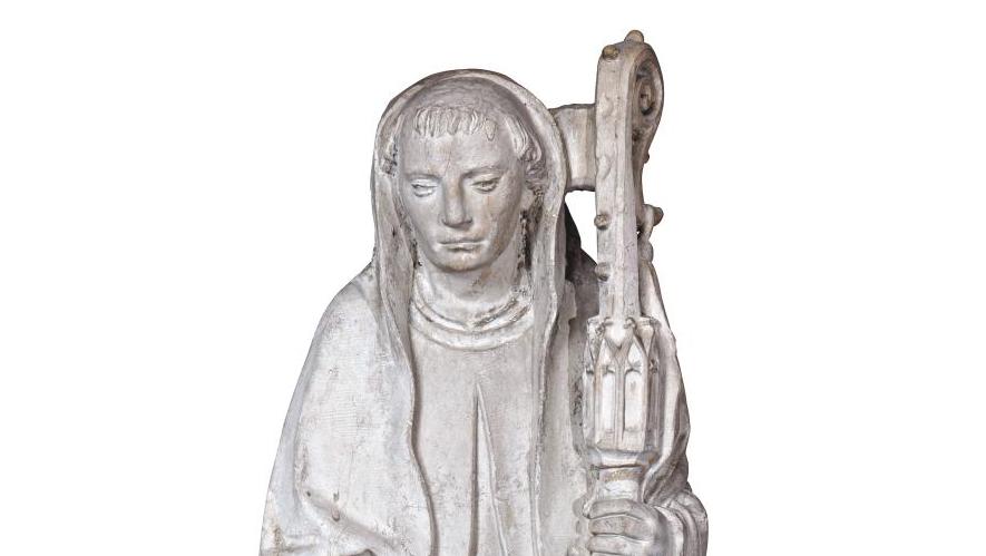Champagne, entourage du Maître de Chaource, saint Gond, vers 1510-1520, pierre calcaire,... Saint Gond, de la Champagne à Jumièges