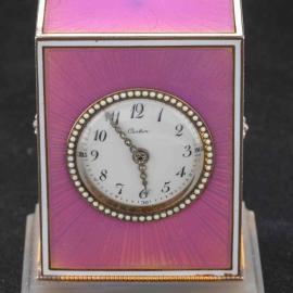 Pendulette « Cartier New York », avant la pendule mystérieuse - En vente