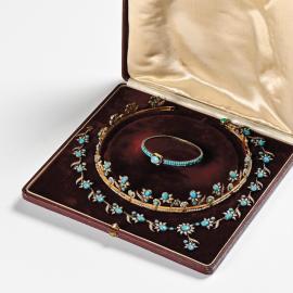 Le collier en or et turquoise de la dernière maîtresse de Napoléon - En vente