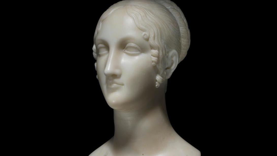 Antonio Canova (1757-1822), "Lucrezia d’Este", 1821-1822, marble bust, 42 x 25 x... A Canova Bust New on the Scene 