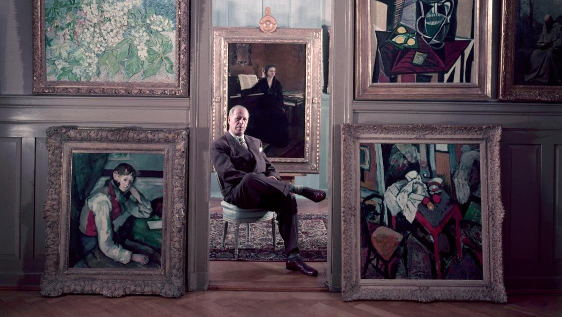 Emil Bührle and his collection, 1954. Photography by Dmitri Kessel for LIFE. The Bührle Collection: The Confused Story of a Collector 