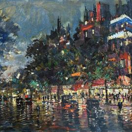 Avenue de Versailles, la nuit : le Paris nocturne de Korovine