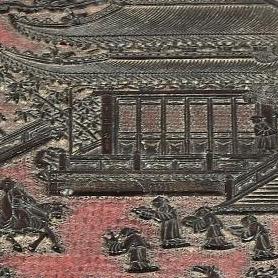 Scène de palais sur une laque Hongzhi - Après-vente