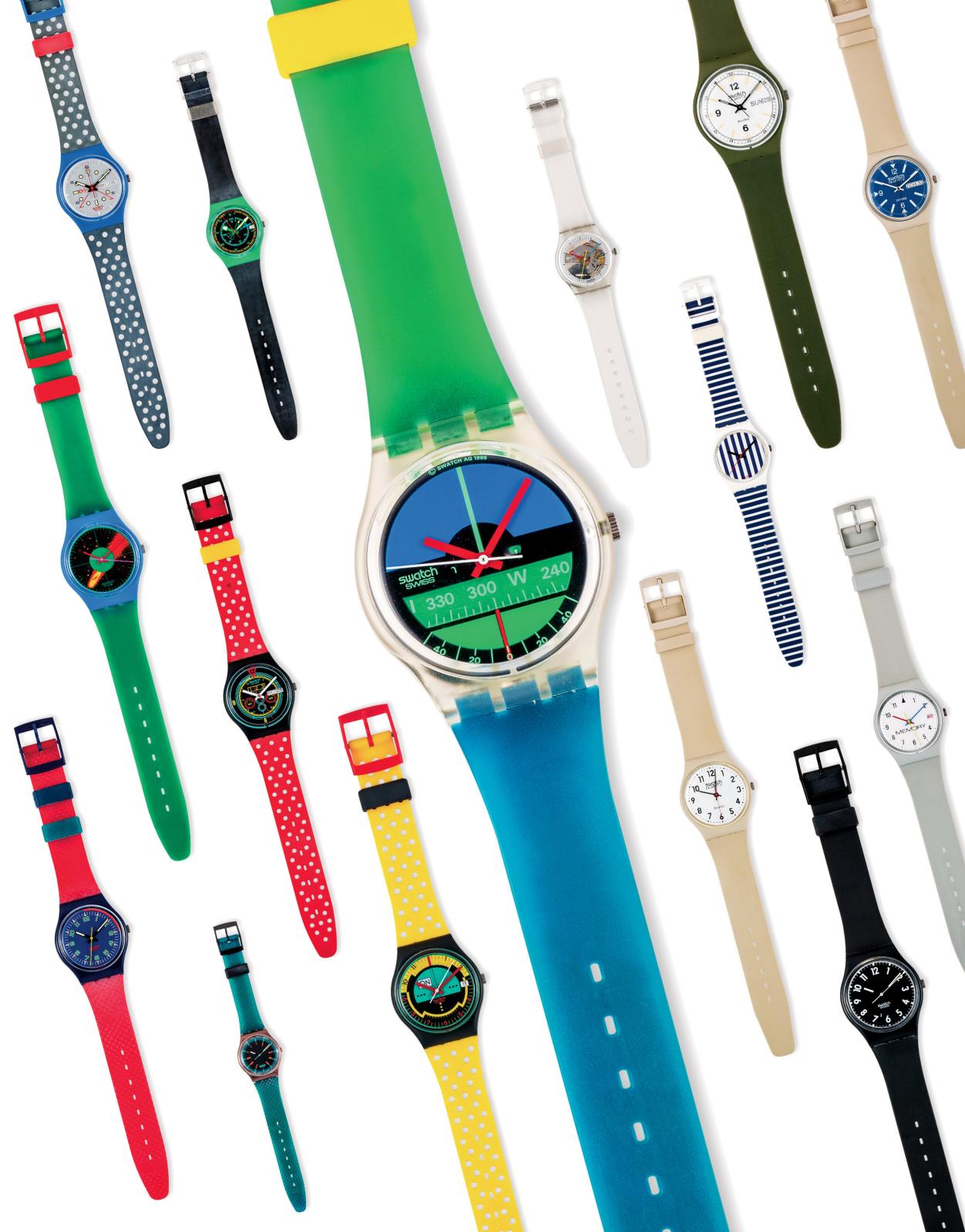 Ensemble de montres en éditions limitées vendu à Hong Kong en 2015(5 800 pièces pour 5,5 M€). 