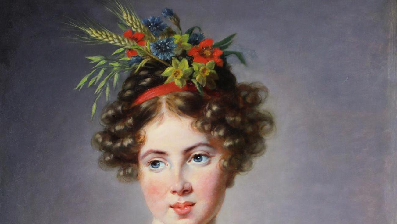 Élisabeth Louise Vigée Le Brun (1755-1842), Portrait de Joséphine de Baussancourt,... La preuve par Troyes