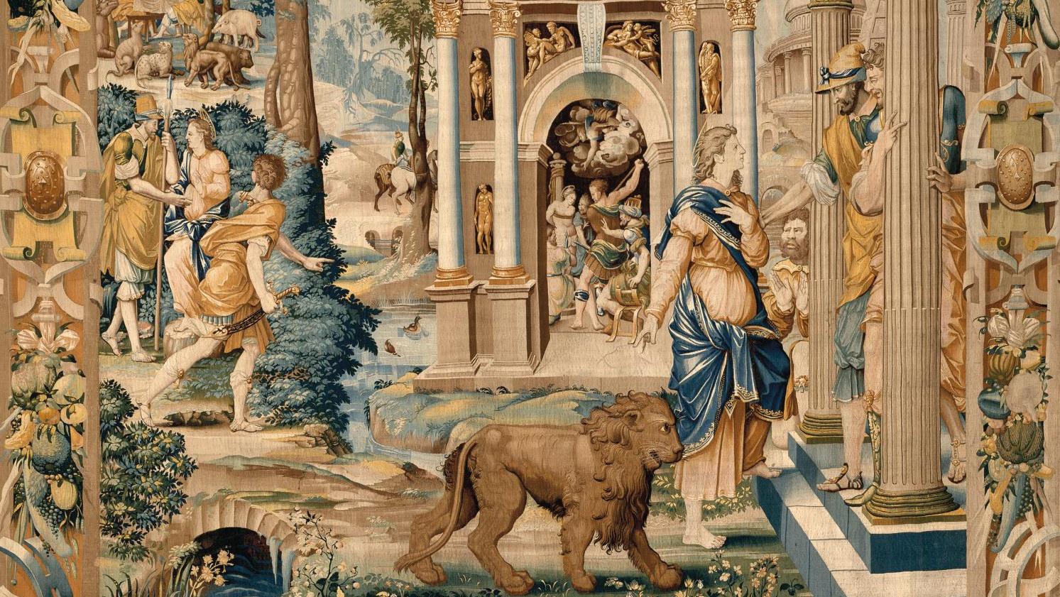 Mammès se rend au gouverneur Césarée, 1544-1545, laine et soie, musée du Louvre.... La Renaissance, âge d’or de Langres