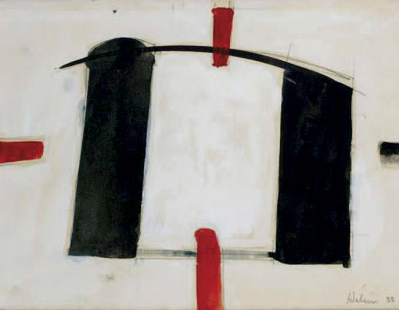  Jean Hélion (1904-1987), Équilibre, 1933, gouache et encre sur papier, 20 x 26,5 cm. Versailles, 13 avril 2008. Perrin, Royère & Lajeunesse SVV6 750 