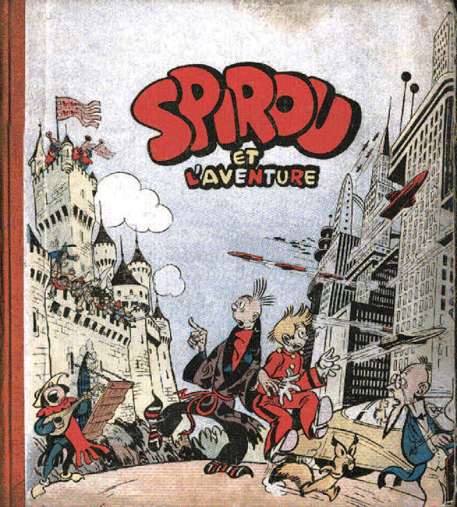 Spirou par Jijé, édition originale de «Spirou et l’aventure», Dargaud,1949. Paris, 18 mars 2002. Néret - Minet SVV.1 071 € frais compris. 