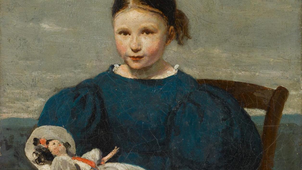 “Petite fille à la poupée” (1830-35, oil on canvas) was recently authenticated by... The Corot Conundrum
