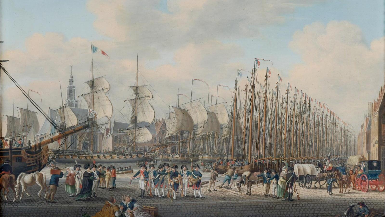 Engel Hoogerheyden (1740-1809) et Jacob Schwarzenbach (1763-1805), La Flottille du... L’armée de l’Océan de Napoléon