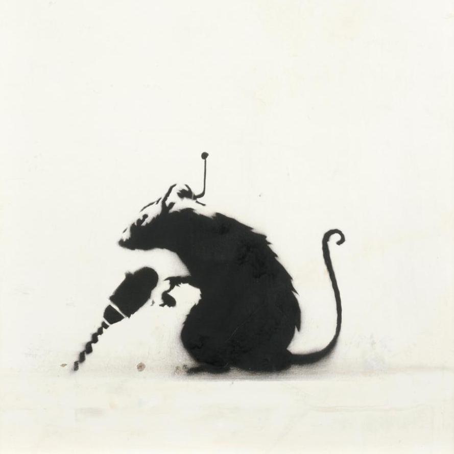 Zoom - Le rat de Banksy, héraut des temps modernes