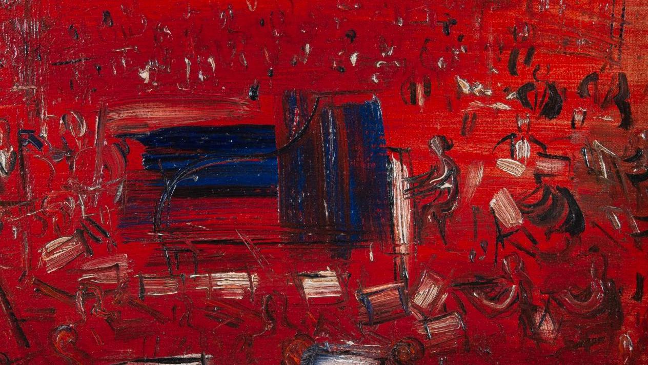 Raoul Dufy (1877-1953), Le Concert, huile sur toile, 22 x 34 cm. Adjugé : 57 500... Orchestre symphonique de Dufy