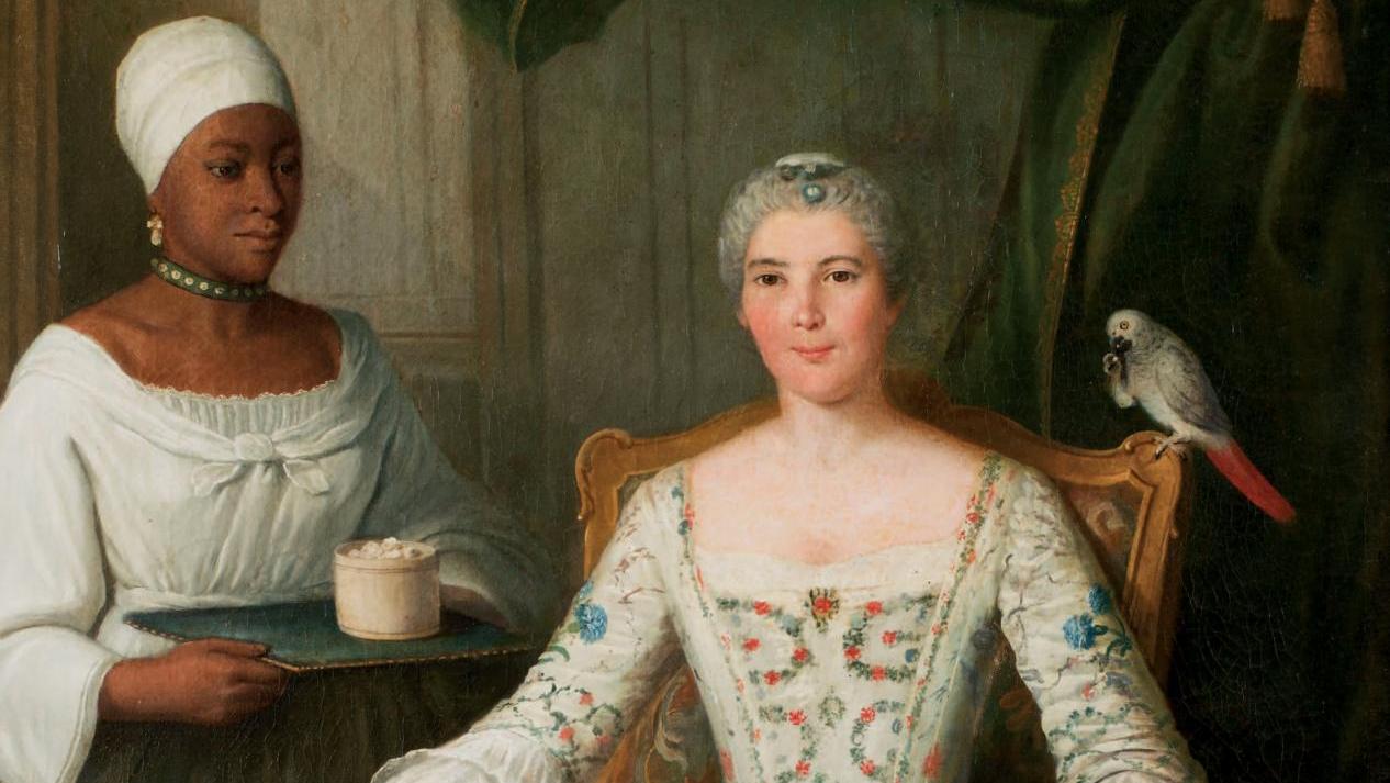 Morlot, Portrait de Marguerite Urbane Deurbroucq,née Sengstack (1715-1784), huile... Chronique nantaise