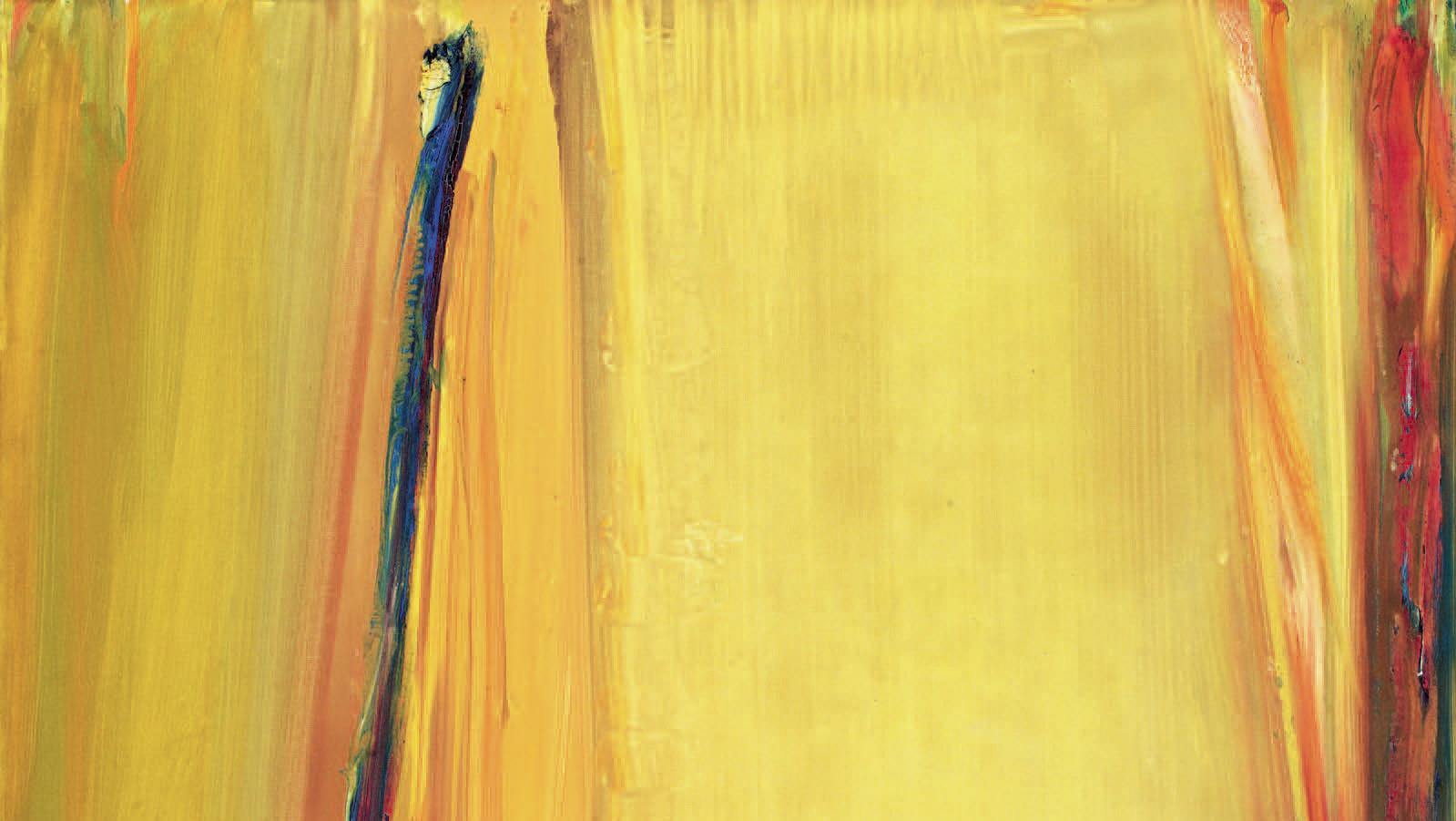 Olivier Debré (1920-1999), L’Ocre jaune de l’automne, novembre 1975, 141,5 x 150... L’oeil des Bazaine