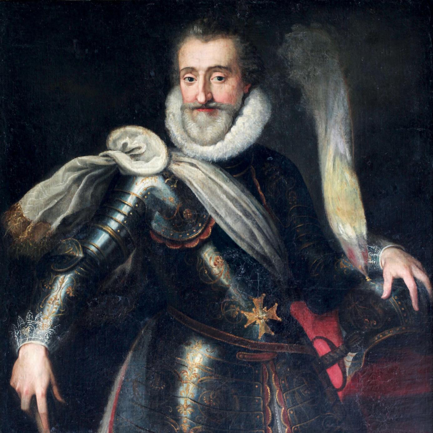 Henri IV en majesté - Zoom