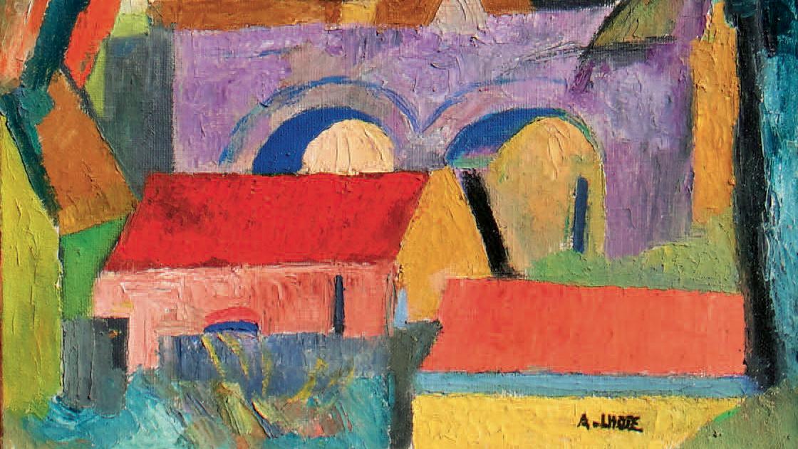 André Lhote (1885-1962), Porte d’Autun, 1960, huile sur toile, 73 x 60 cm. Estimation :... Un passé riche de promesses