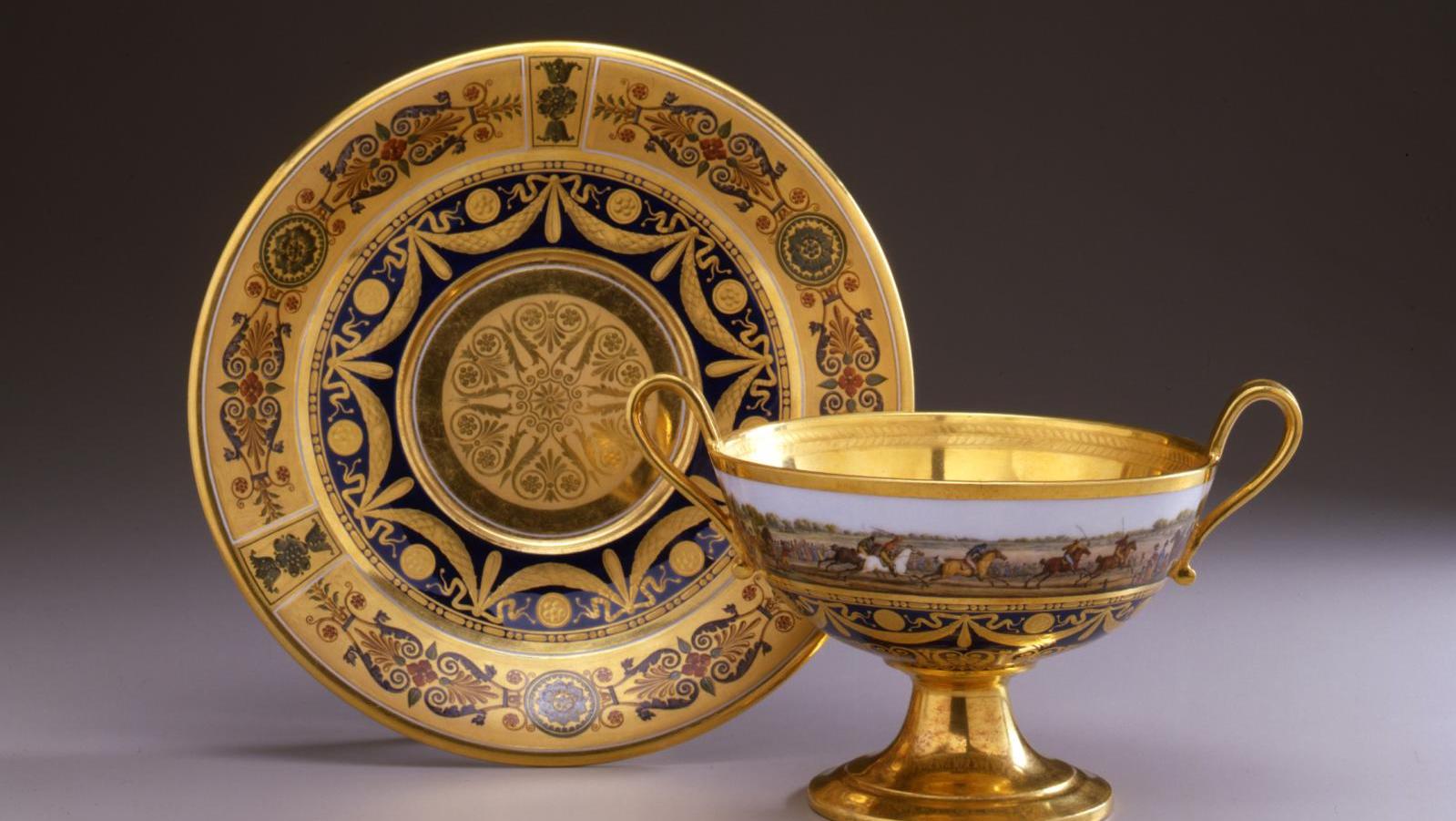 Imperial manufactory of Sèvres and Jacques François Joseph Swebach (1769-1823), bowl... The Emperor’s House