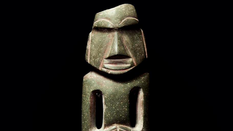 Mexico, State of Guerrero, Mezcala culture, late pre-Classic period, 300-100 BC,... Mexico Has its Idols