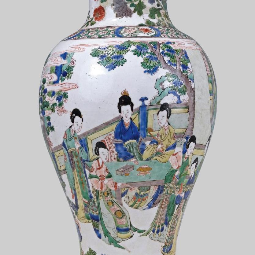 Vase Kangxi et Fennec de Sandoz