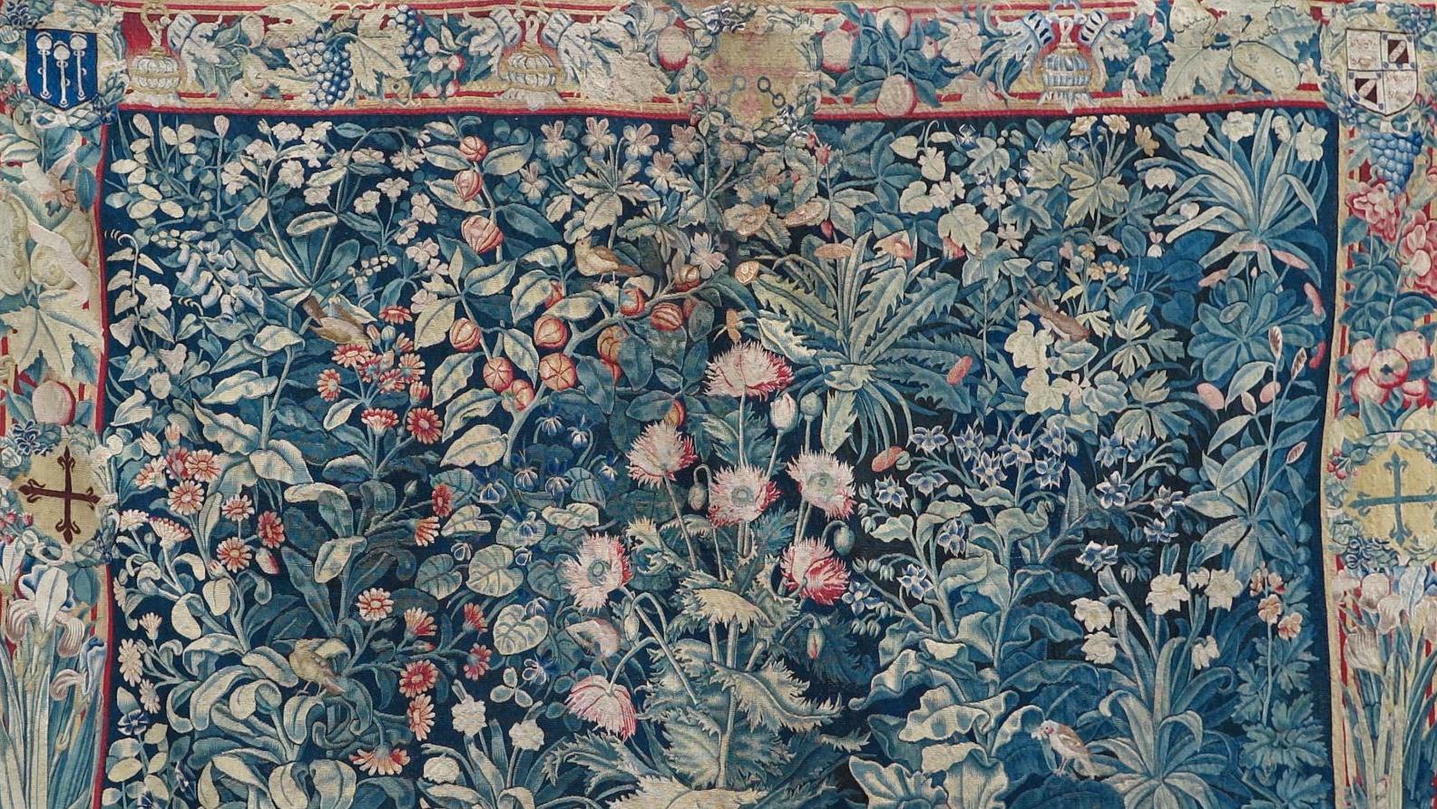 Flandres, fin du XVIe siècle, Audenarde ou Enghien, tapisserie aux aristoloches,... Succès pour une tapisserie Renaissance
