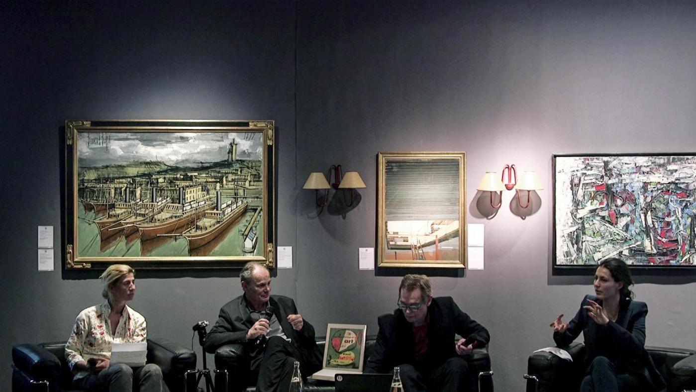 De gauche à droite, Agathe Snow, Vincent Noce, Franz Wilhelm Kaiser, Choghakate Kazarian,... L’art des fous et la folie de la collection