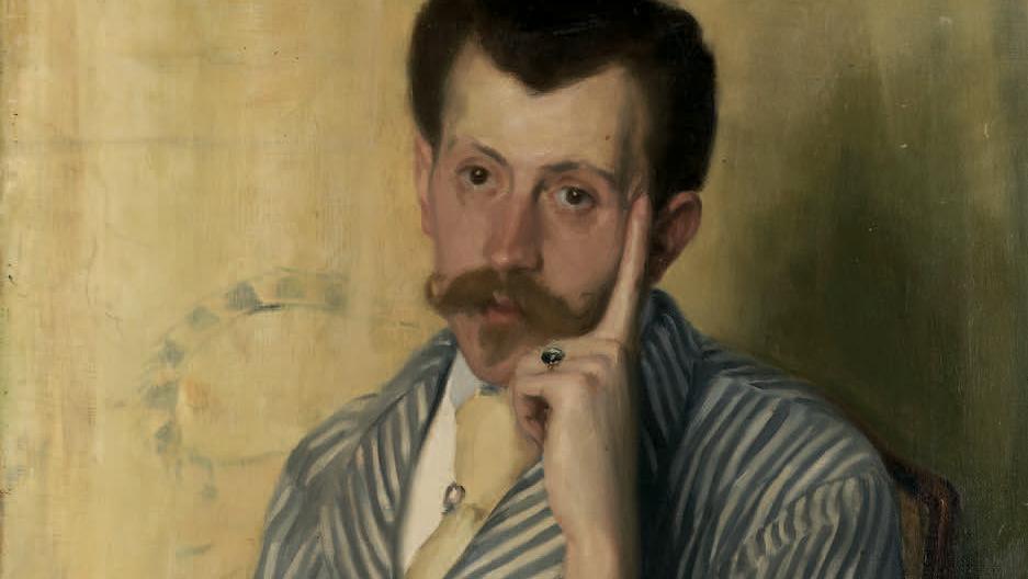 Jacques-Émile Blanche (18611942), Portrait de Georges de Porto-Riche, 1889 (?), huile... Jacques-Émile Blanche portraitiste avant tout