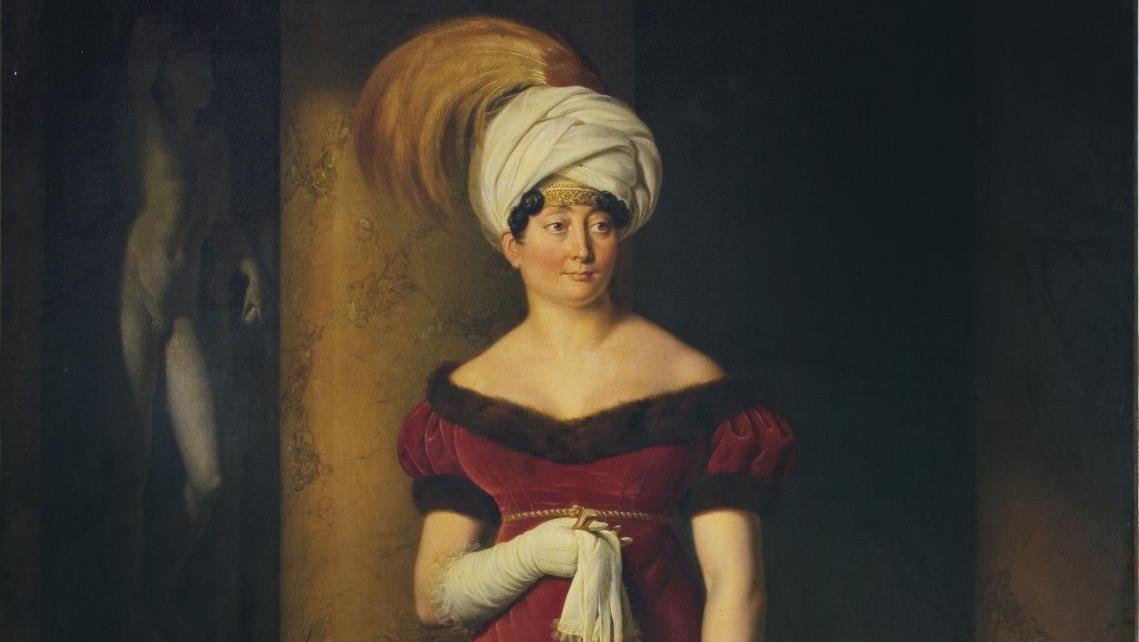 Anthelme-François Lagrenée (Paris 1775-1832), Portrait de Mademoiselle Bourgoin à... Le code du patrimoine s’enrichit