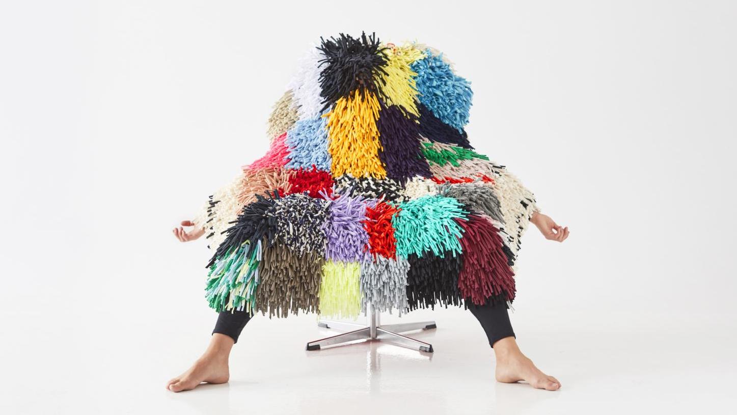 Ragamuf, tapis de fauteuil, 2016. © Timo Junttila Helsinki, capitale en mode design