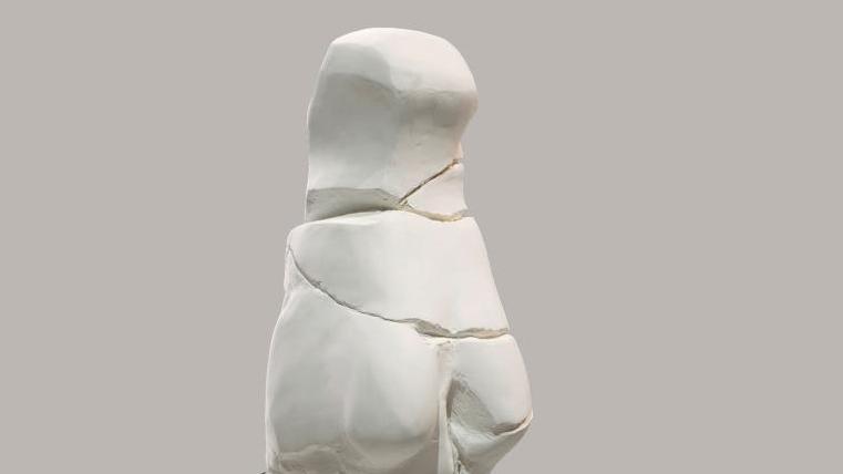 Bertrand Lavier (né en 1949), La Vénus d’Amiens, 2016, plâtre, h. 170 cm.  Vingt mille ans d’art moderne