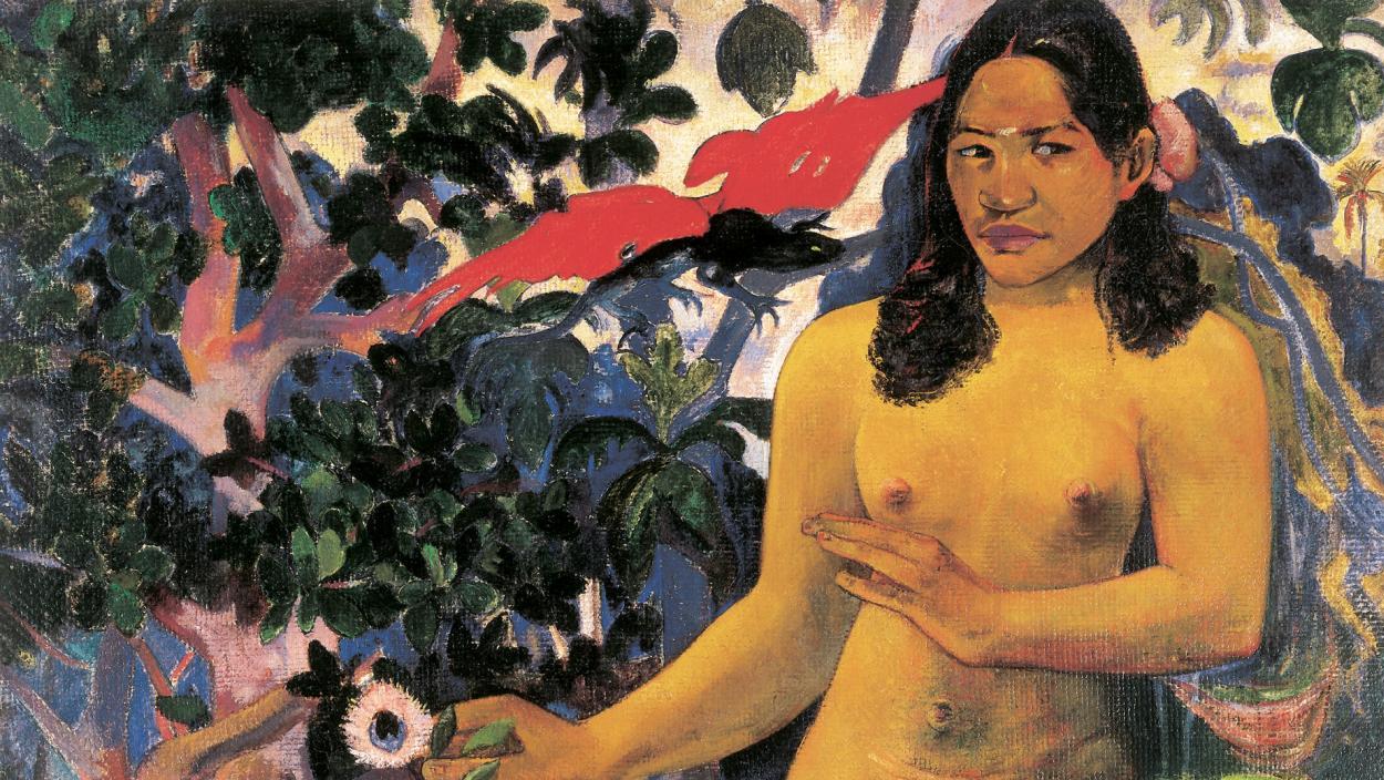 Te nave nave fuena (Terre délicieuse), 1892, huile sur toile, 91,3 x 72,1 cm, Kurashiki,... Gauguin, heurs et malheurs à Drouot