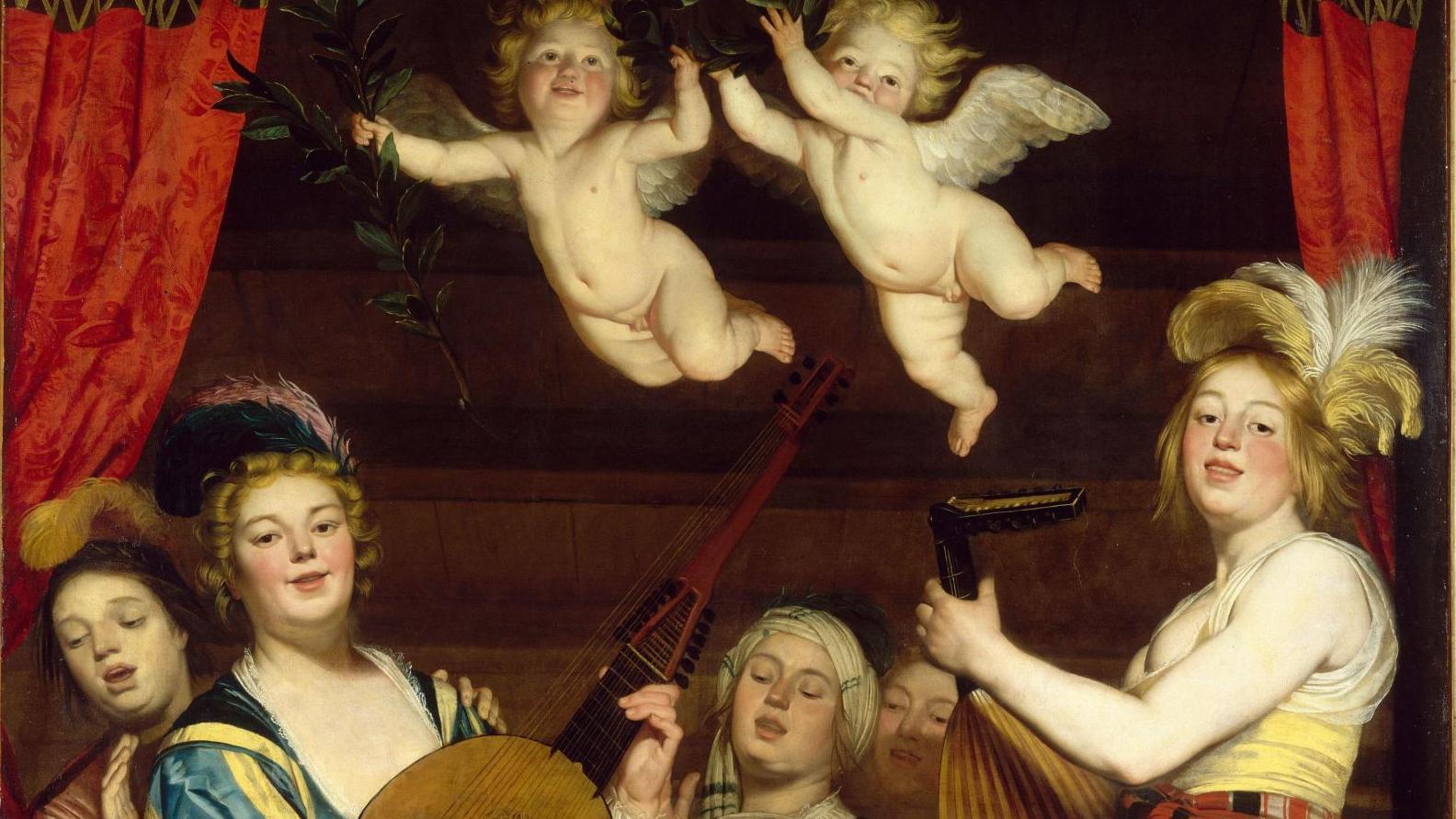 Gerrit van Honthorst, Le Concert, 1624, 168 x 178 cm, musée du Louvre. © rmn-grand... Coup de frais sur les écoles nordiques