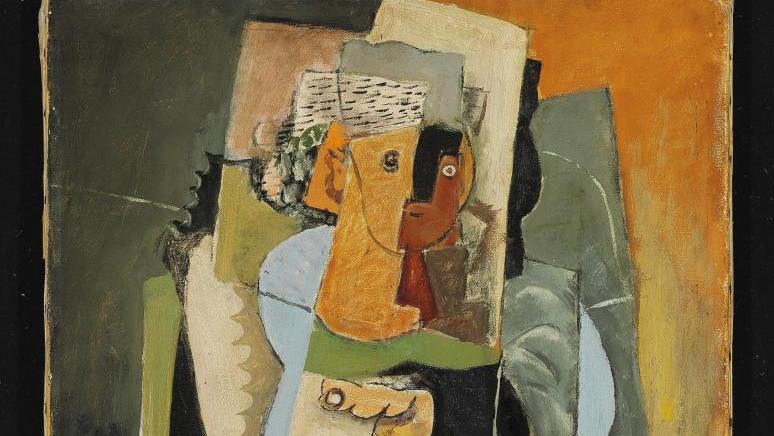 Henri Hayden (1883-1970), Bretonne, 1920, huile sur toile, 109 x 49,5 cm. Estimation :... Hayden, le cubiste en mouvement