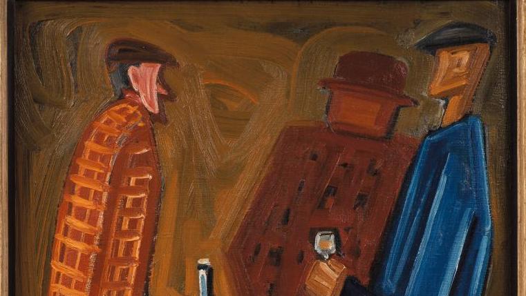 Josef Capek (1887-1945), At the Bar (Au bar), 1933, huile sur toile, 80 x 50 cm.... Josef Capek suit sa voie