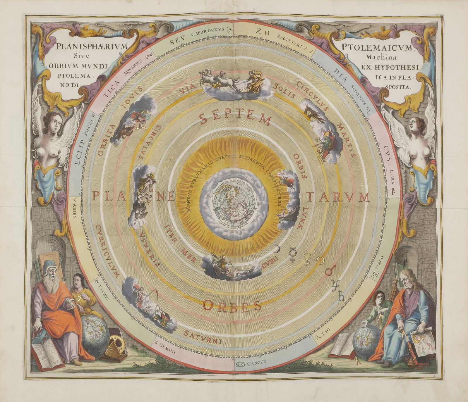 Andreas Cellarius (vers 1596-1665), Harmonia macroscomica seu atlas universalis et novus, totius universi creati cosmographiam generalem, et novem exh
