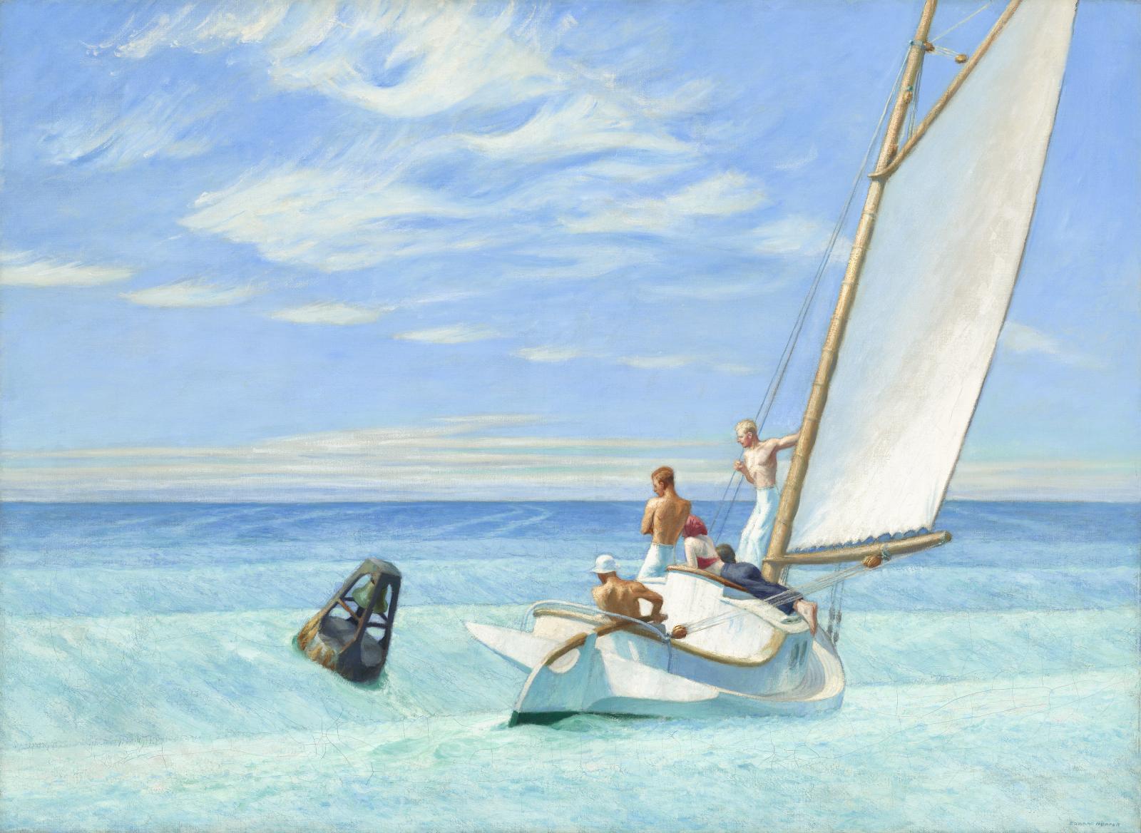 Edward Hopper (1882-1967), Ground Swell, 1939, Corcoran Collection (Museum Purchase, William A. Clark Fund).