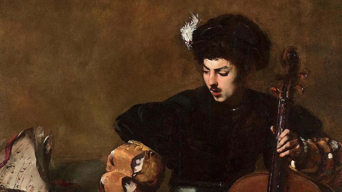 Ferdinand Roybet (1840-1920), Le Joueur de violoncelle, huile sur toile, 111 x 90 cm.... Sur un air de violoncelle