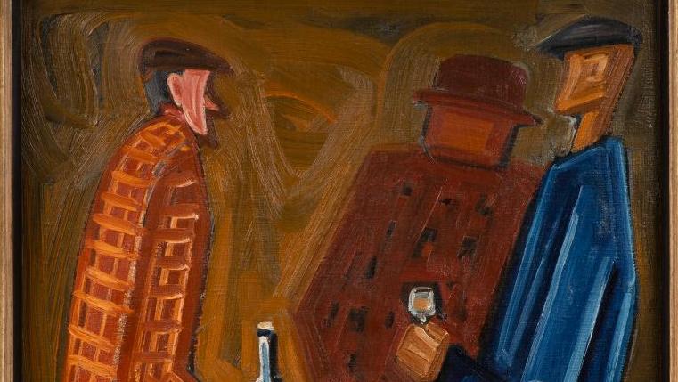 Josef Capek (1887-1945), At the Bar, 1933, oil on canvas, 80 x 50 cm. Estimate: CKZ3.5million... Josef Capek is on His Way