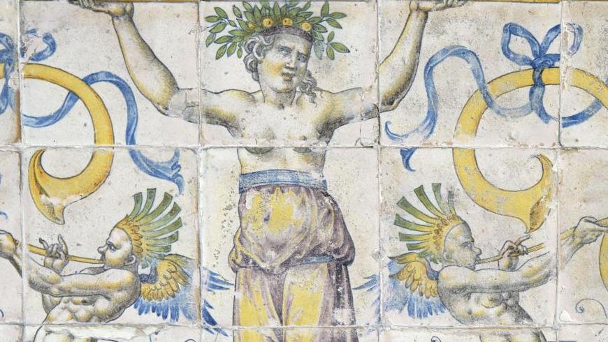 Marche d’autel de la Bâtie d’Urfé, (détail), 1557 musée du Louvre. © RMN-Grand Palais... Masséot Abaquesne, entrepreneur de la Renaissance